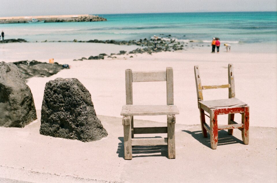 Beachfront summer sea