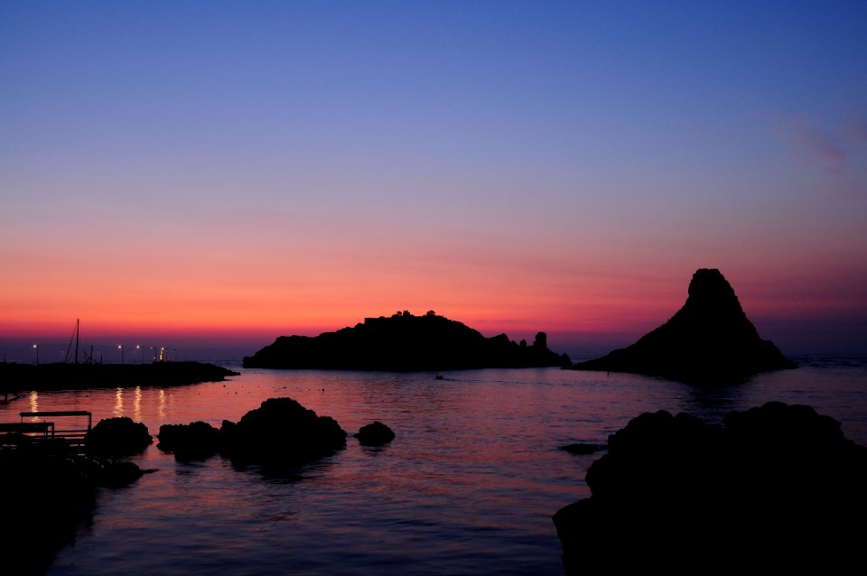 Islands of the Cyclops at Dawn Sicily Italy - Creative Commons by gnuckx