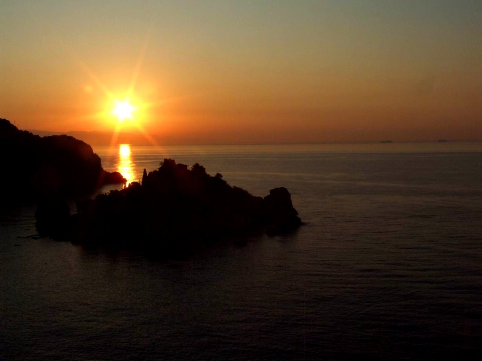 DSCF7869-Dawn Sunset-Isola Bella-Taormina-Sicilia-Italy-gnuckx CC0 HQ