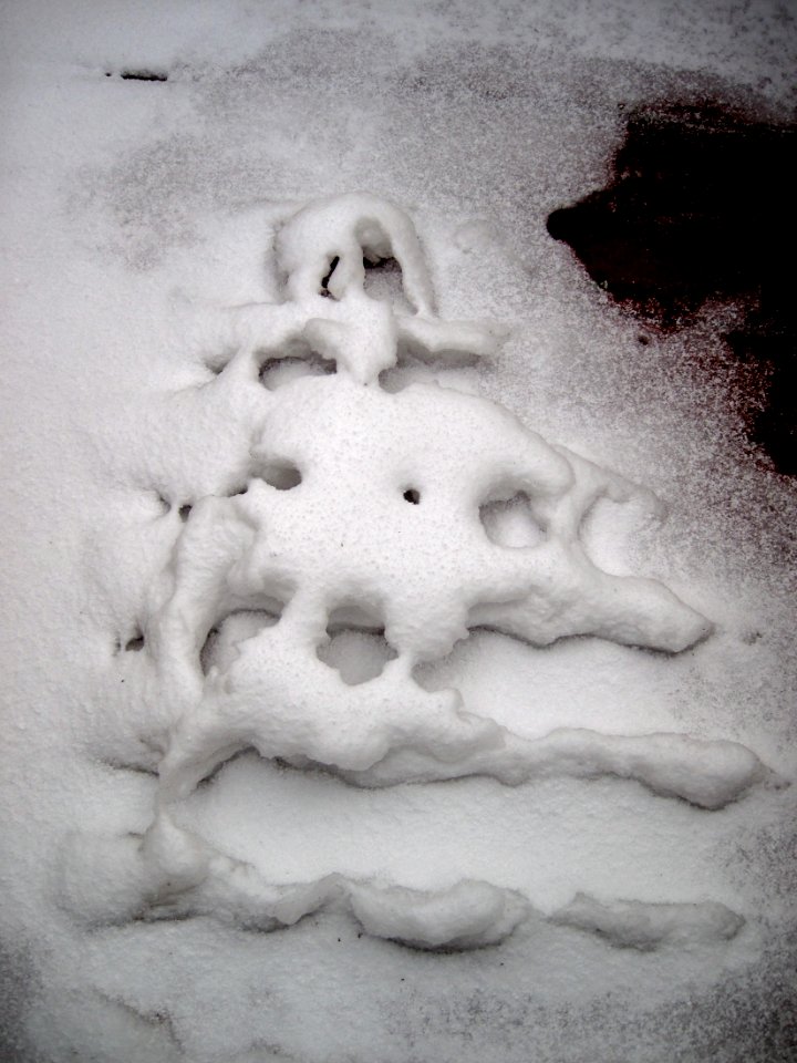 Strange Snow Ripples