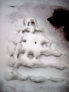 Strange Snow Ripples