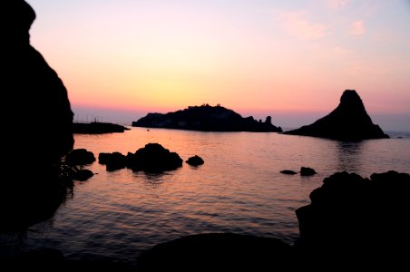 Islands of the Cyclops at Dawn Sicily Italy - Creative Commons by gnuckx