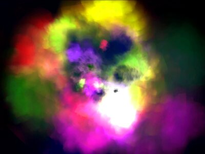 Colorful shining pattern