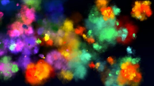 Colorful shining pattern