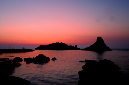 Islands of the Cyclops at Dawn Sicily Italy - Creative Commons by gnuckx