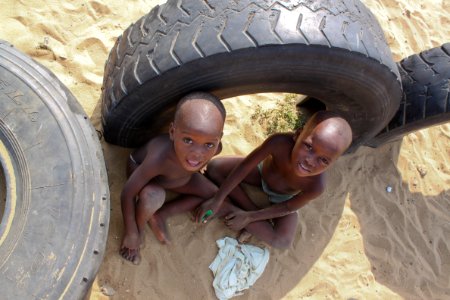 Boys at the Beach (Benin) photo