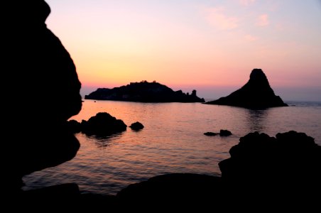 Islands of the Cyclops at Dawn Sicily Italy - Creative Commons by gnuckx