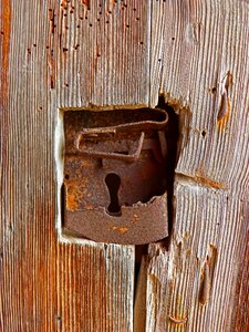 Wood rusty mechanism