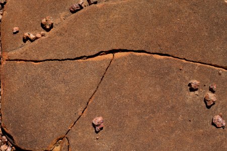 Triple Fractured Sandstone