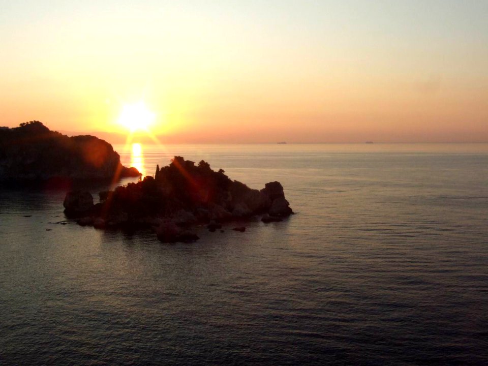 DSCF7838-Dawn Sunset-Isola Bella-Taormina-Sicilia-Italy-gnuckx CC0 HQ