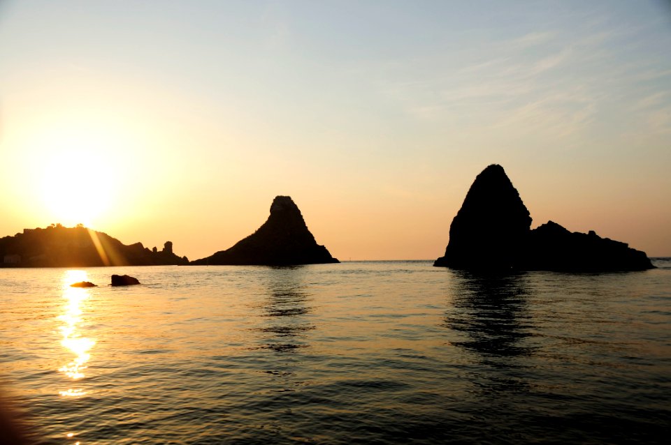 Islands of the Cyclops at Dawn Sicily Italy - Creative Commons by gnuckx