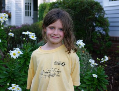 Summer cute child