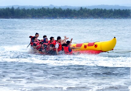 Summer vacation beach fun