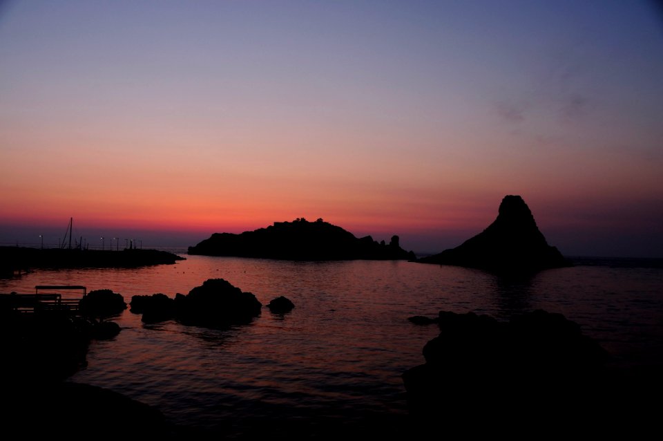 Islands of the Cyclops at Dawn Sicily Italy - Creative Commons by gnuckx