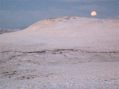 Moonset over theRidge