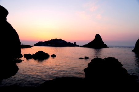 Islands of the Cyclops at Dawn Sicily Italy - Creative Commons by gnuckx