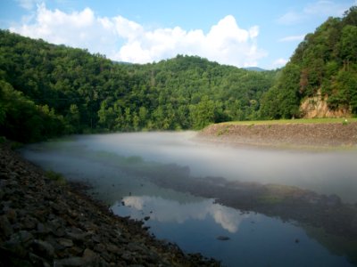 Little Tennessee River at Fontana Dam, North Carolina