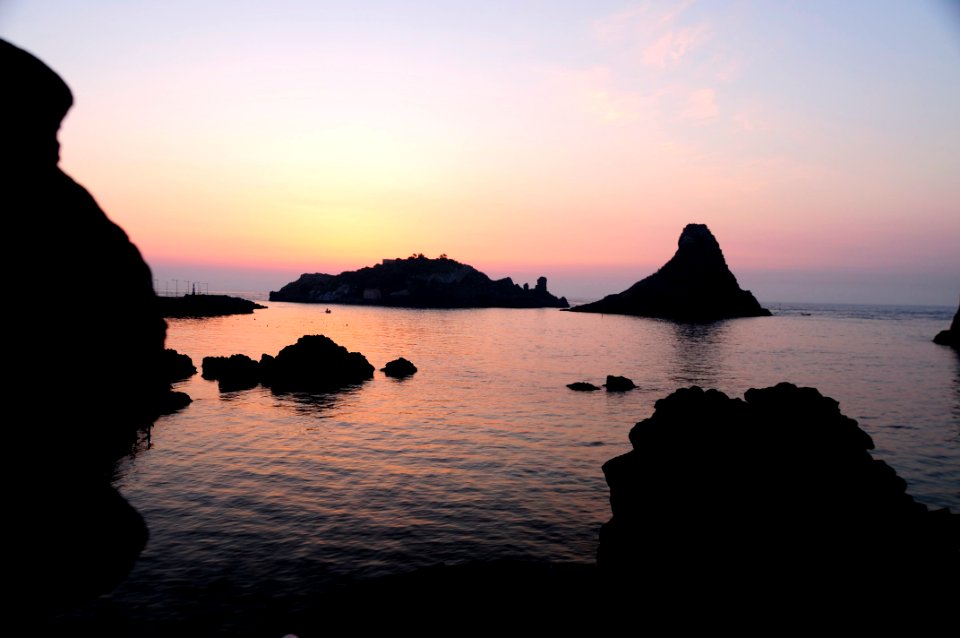 Islands of the Cyclops at Dawn Sicily Italy - Creative Commons by gnuckx