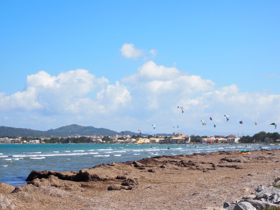 Wind water bay of pollensa