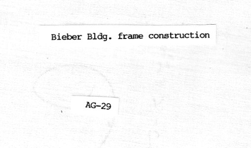 1912 (ca) Bieber Bldg frame construction USDA Construction Photo Collection (2)