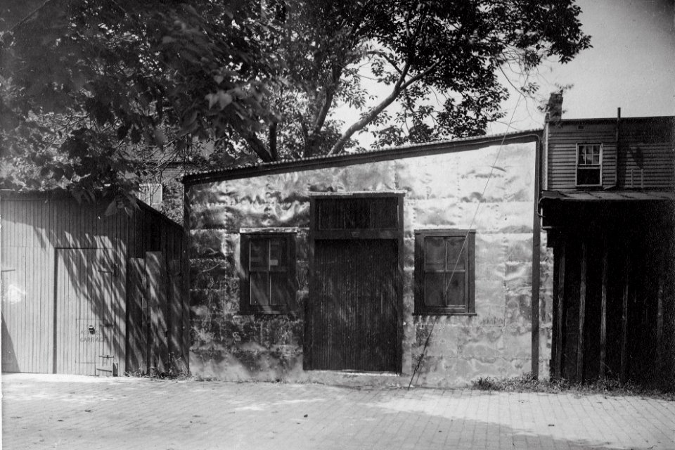 1912 (ca) Shed in the rear of 1308-10 B St SW USDA Construction Photo Collection (1)