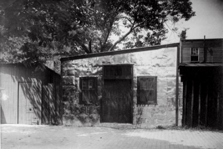 1912 (ca) Shed in the rear of 1308-10 B St SW USDA Construction Photo Collection (1)