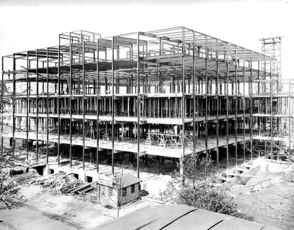 1928 (Nov 1) A Section Admin Bldg looking North USDA Construction Photo Collection (1)