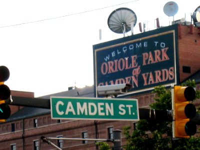 Camden Yards is on Camden St photo