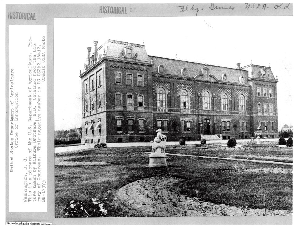 ND Old USDA Admin Bldg NARAII RG 16-G Box 4 BN17375