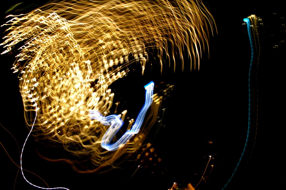 Lightpainting from the Nasher Sculpture Garden