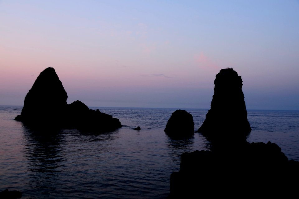 Islands of the Cyclops at Dawn Sicily Italy - Creative Commons by gnuckx