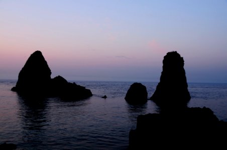 Islands of the Cyclops at Dawn Sicily Italy - Creative Commons by gnuckx