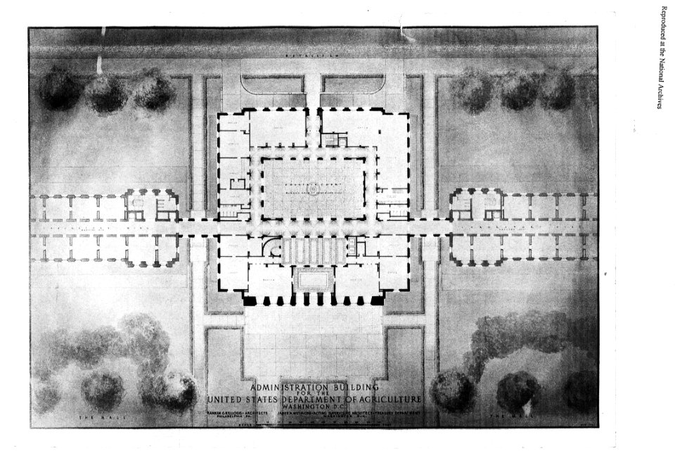 1930 (Nov 20) USDA Floor and Site Plan RG 121 NARA II