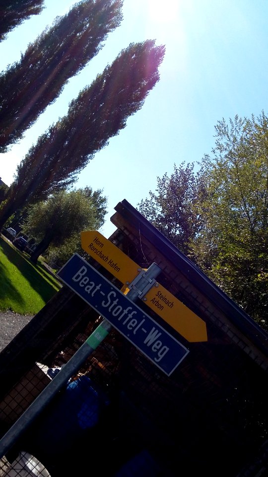 Land der Beschilderung