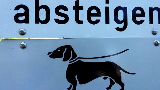 Sonst lass ich den Hund los!