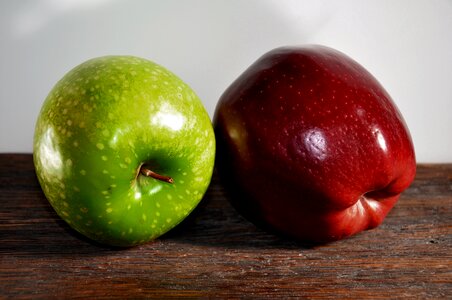 Fruit green apple red apple