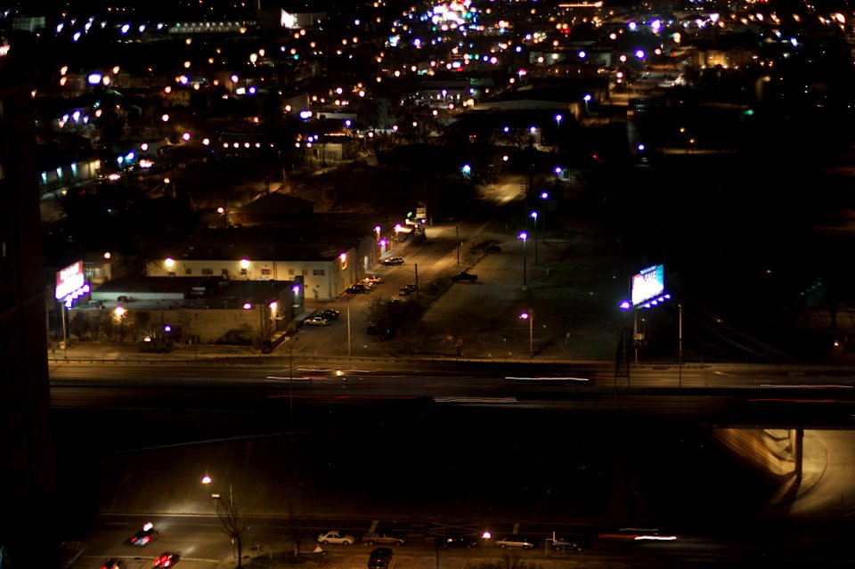 Light Painting Austin Traffic