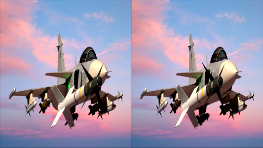 JAS-39 Gripen 41 Stereoscopic 11 (Side-by-Side) photo