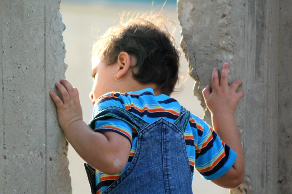Wondering childhood puzzled