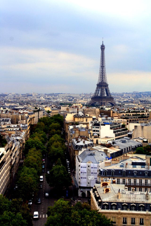 Eifell Tower from Arc de Triomphe