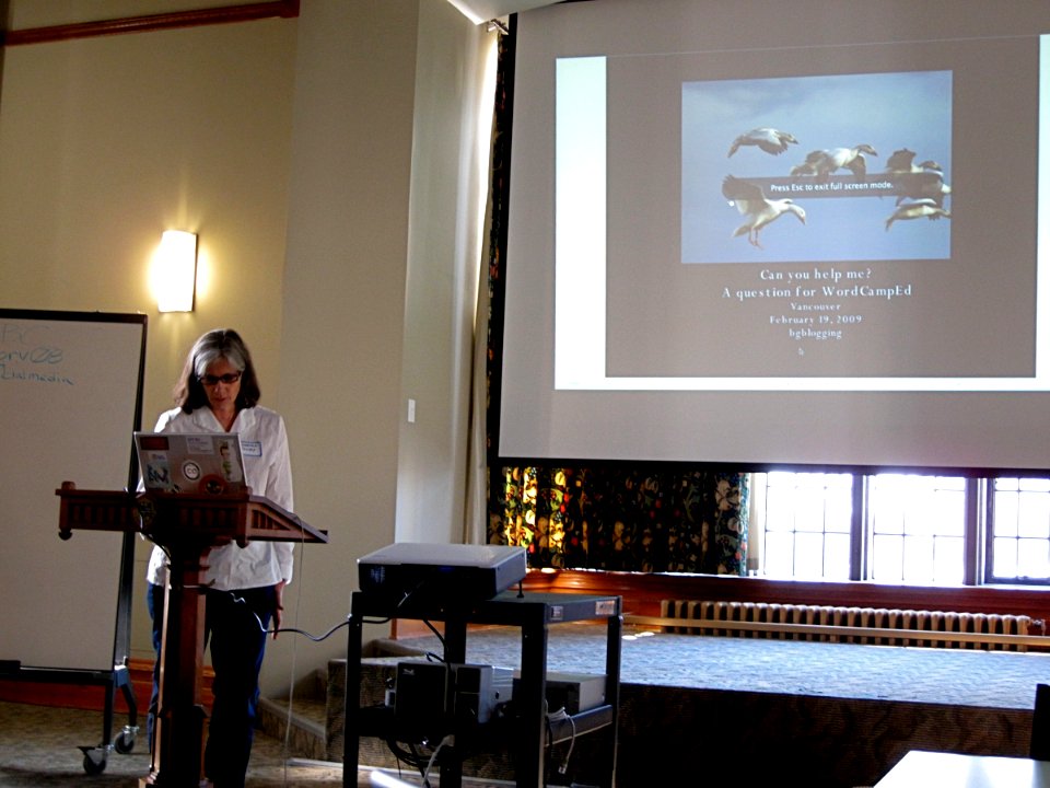 Barbara Ganley at Word Camp Ed