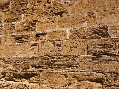 Block sand stone city wall