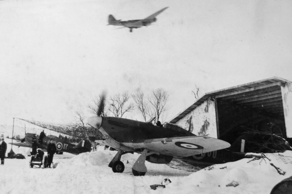 Hurricane Mk IIB 151st wing of the RAF Vaenga Airfield Murmansk 1941