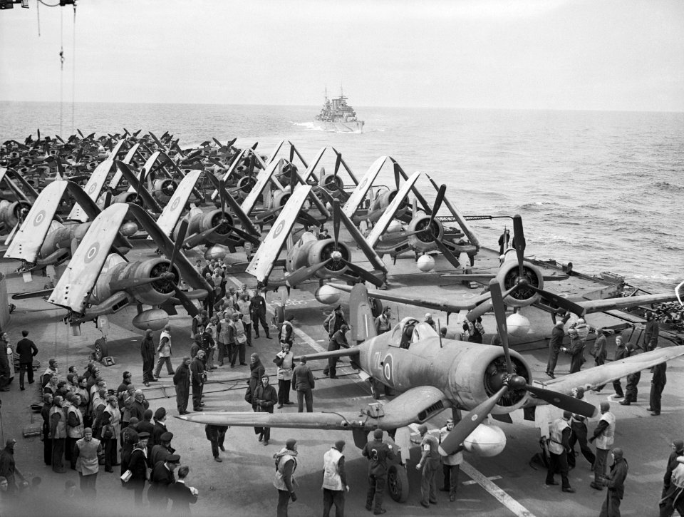 HMS FORMIDABLE July 1944