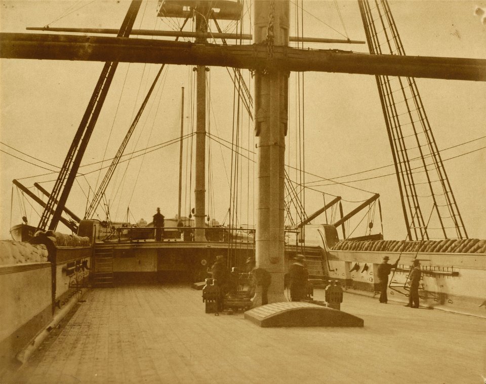 Quarterdeck of HMS Impregnable