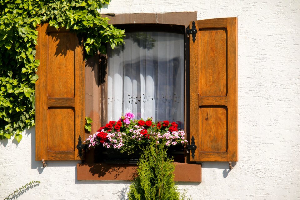 House shutters building photo