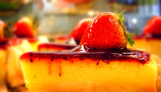 Dessert strawberry chessecake