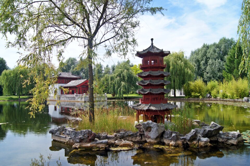 Tea house park gardens of the world