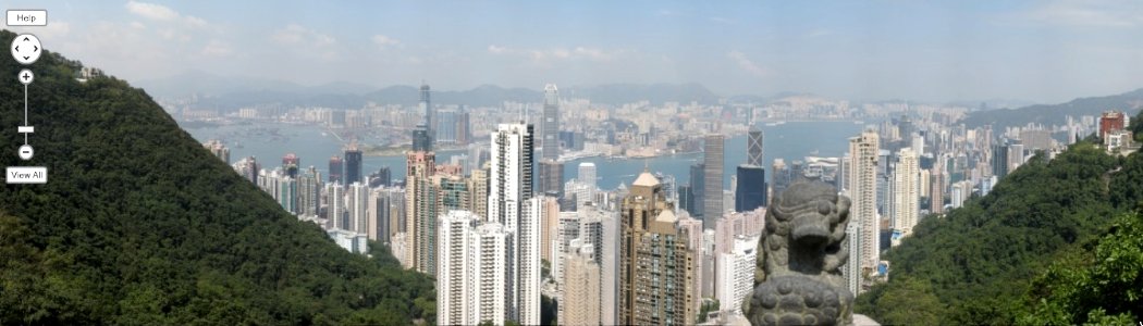 GigaPan from Top of Hong Kong Peak Tram
