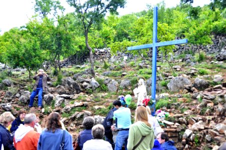 Blue Cross Apparition Site - Medjugorje - Hotel Pansion Porta - Bosnia Herzegovina - Creative Commons by gnuckx - Podbrdo